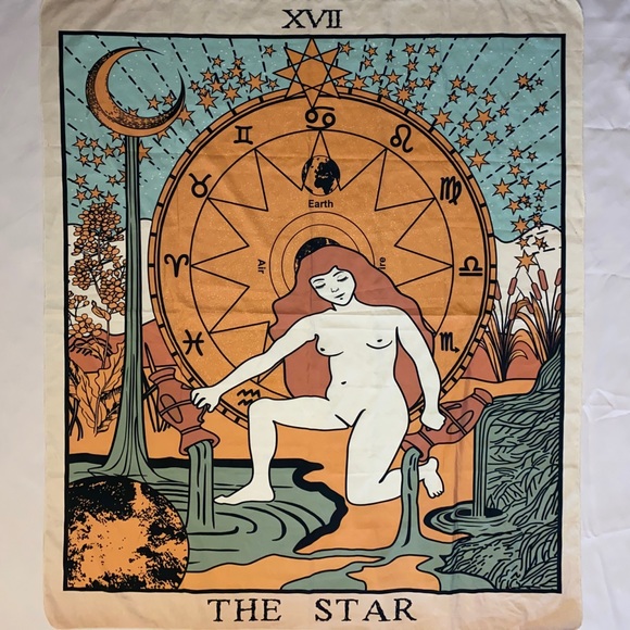 Other - SOLD - The Star Tarot Card Tapestry